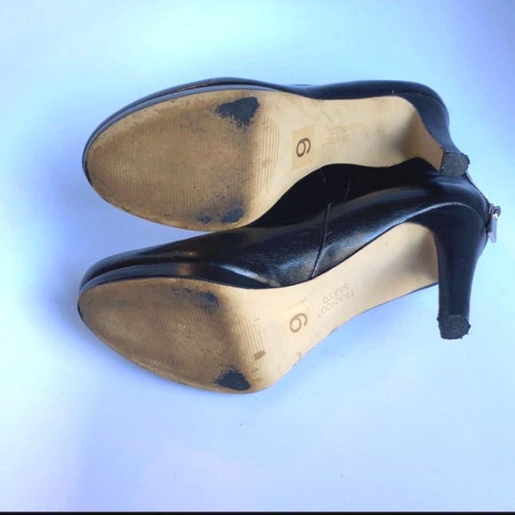 Franco Sarto Heeled Booties Black Size 9 - Picture 4 of 4